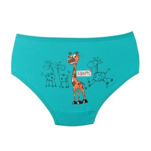 شورت زنانه اسلیپ چاپی زرافه برند بانو