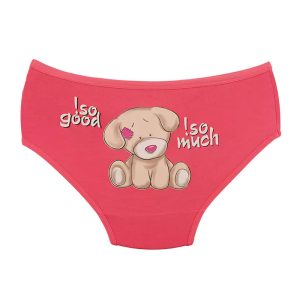 شورت زنانه اسلیپ چاپی هاپو صورت زخمی برند بانو - گلبهی