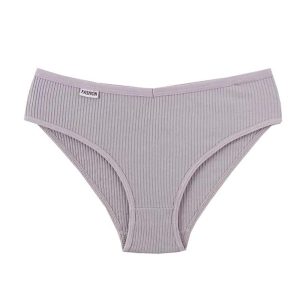 شورت زنانه اسلیپ کبریتی برند شارمین - طوسی