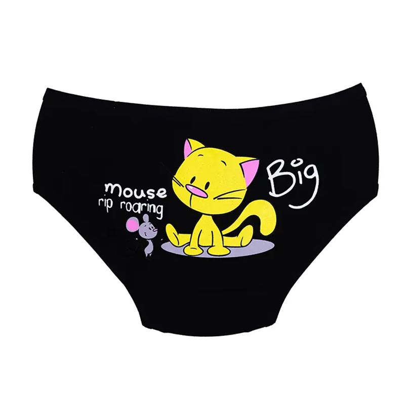 شورت زنانه اسلیپ گربه برند بانو - مشکی