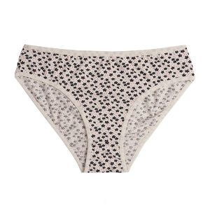 شورت زنانه اسلیپ گل ریز و نقطه برند لمون