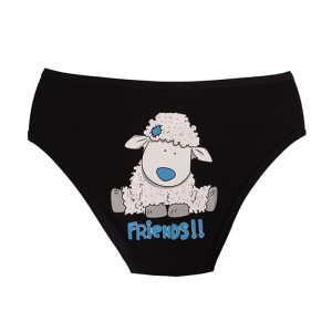 شورت زنانه اسلیپپشت چاپ ببعی مظلوم برند سیتا - مشکی