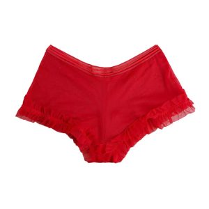 شورت زنانه نیم پا فانتزی جنیفری سایز بزرگ لبه چین