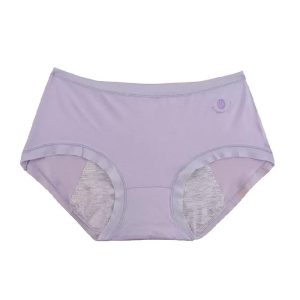 شورتکس زنانه بغل چاپ ژله ای AVTES A SETCEM طرح لبخند - یاسی