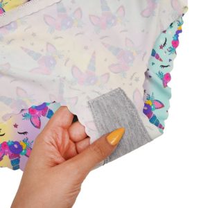 ست شورت و سوتین دخترانه لیزری طرح تک شاخ