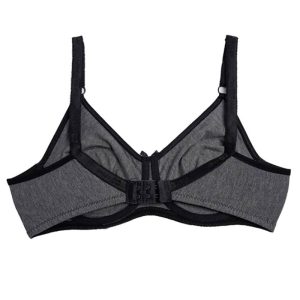 ست شورت و سوتین نخی ملانژ فنردار پرسی برند شارمین