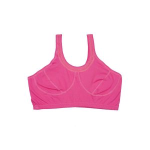 نیم تنه راحتی ساده ترک بالا ژور دار صورتی