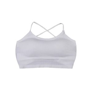 نیم تنه زنانه لیزری طرح راه راه پشت باز ضربدری