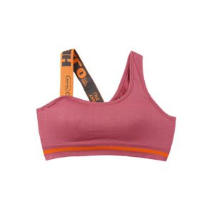 نیم تنه زنانه ورزشی بند اسپرت HELLO صورتی