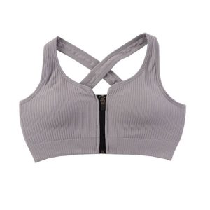 نیم تنه زنانه ورزشی کبریتی جلو زیپ دار پشت ضربدری