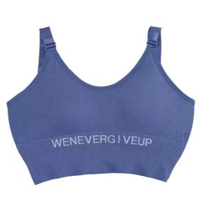 نیم تنه زنانه ورزشی کش پهن اسپرت آبی