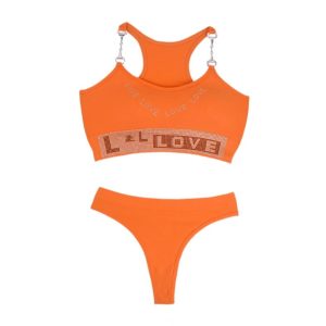 نیم تنه و شورت نگین دار