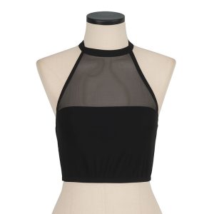 نیم تنه پشت گردنی قزن دار بالا حریر برند VITARITA