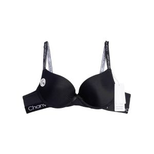 سوتین اسفنجی فنردار پرسی میکروفایبر کش و بند اسپرت برند Chanvie Leen