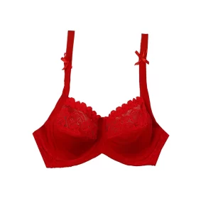 سوتین نخی دانتل فنردار بند پاپیونی برند شارمین