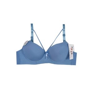 سوتین اسفنجی دخترانه فنردار هارنس دار جک دار طرح راه راه