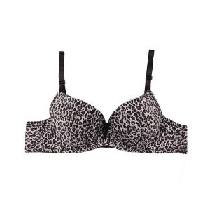 سوتین اسفنجی فنردار پلنگی جک دار