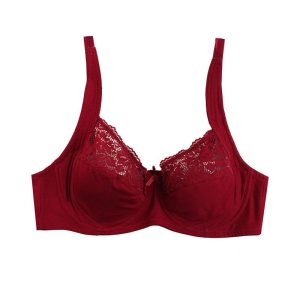 سوتین زنانه فنردار بالا دانتل آنتی باکتریال برند پوشینه