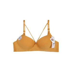 سوتین اسفنجی دخترانه فنردار هارنس دار جک دار طرح راه راه