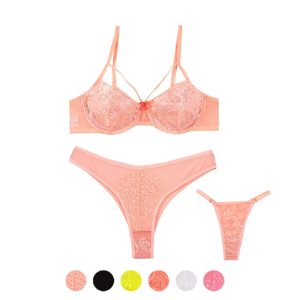 ست 2 شورت و سوتین مژه ای برند شارمین