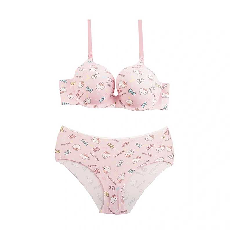 ست شورت و سوتین اسفنجی لیزری فانتزی hello kitty