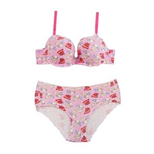 ست شورت و سوتین اسفنجی لیزری فانتزی طرح آدم برفی