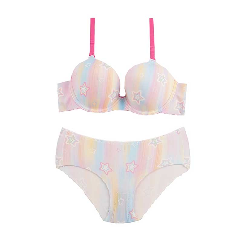 ست شورت و سوتین اسفنجی لیزری فانتزی طرح ستاره