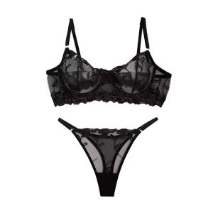 ست شورت و سوتین تورگاز طرح برگ برند براگور