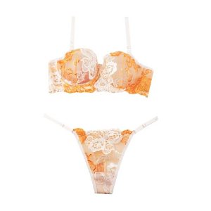 ست شورت و سوتین تورگاز گل درشت برند براگور