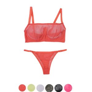 ست شورت و سوتین توری خالدار برند براگور