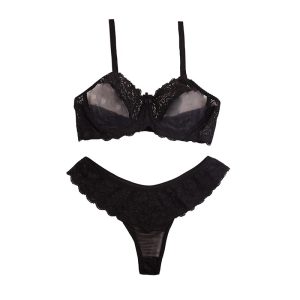 ست شورت و سوتین دانتل دار برند شارمین