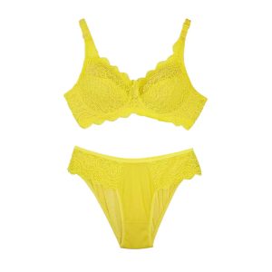 ست شورت و سوتین دانتل گوشواره ای برند شارمین