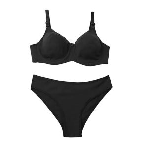 ست شورت و سوتین نخی پرسی فنردار برند براگور