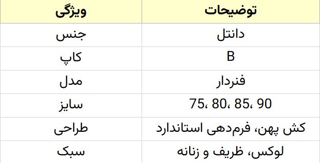مشخصات سوتین کش پهن فنردار بالاتور برند ایزابلا