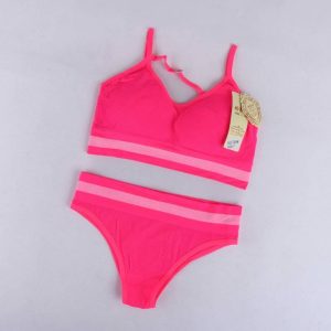 ست نیم تنه و شورت فانتزی هارنس دار t264