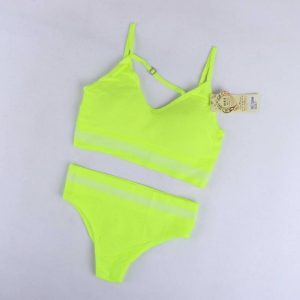 ست نیم تنه و شورت فانتزی هارنس دار t264