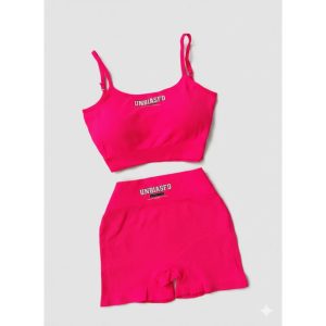 ست نیم تنه و شورت پادار سیملس U N B I F S D کد 1778