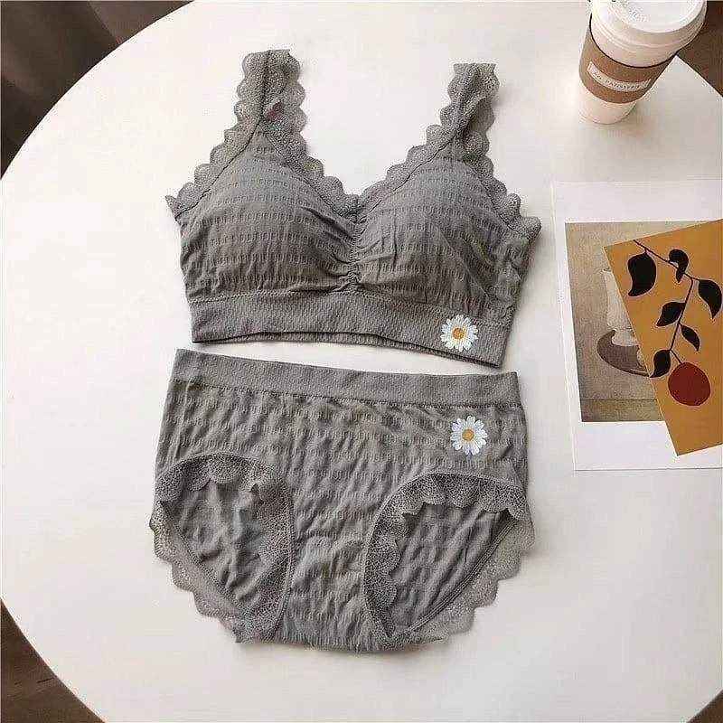 ست نیم تنه و شورت سیملس وارداتی طوسی
