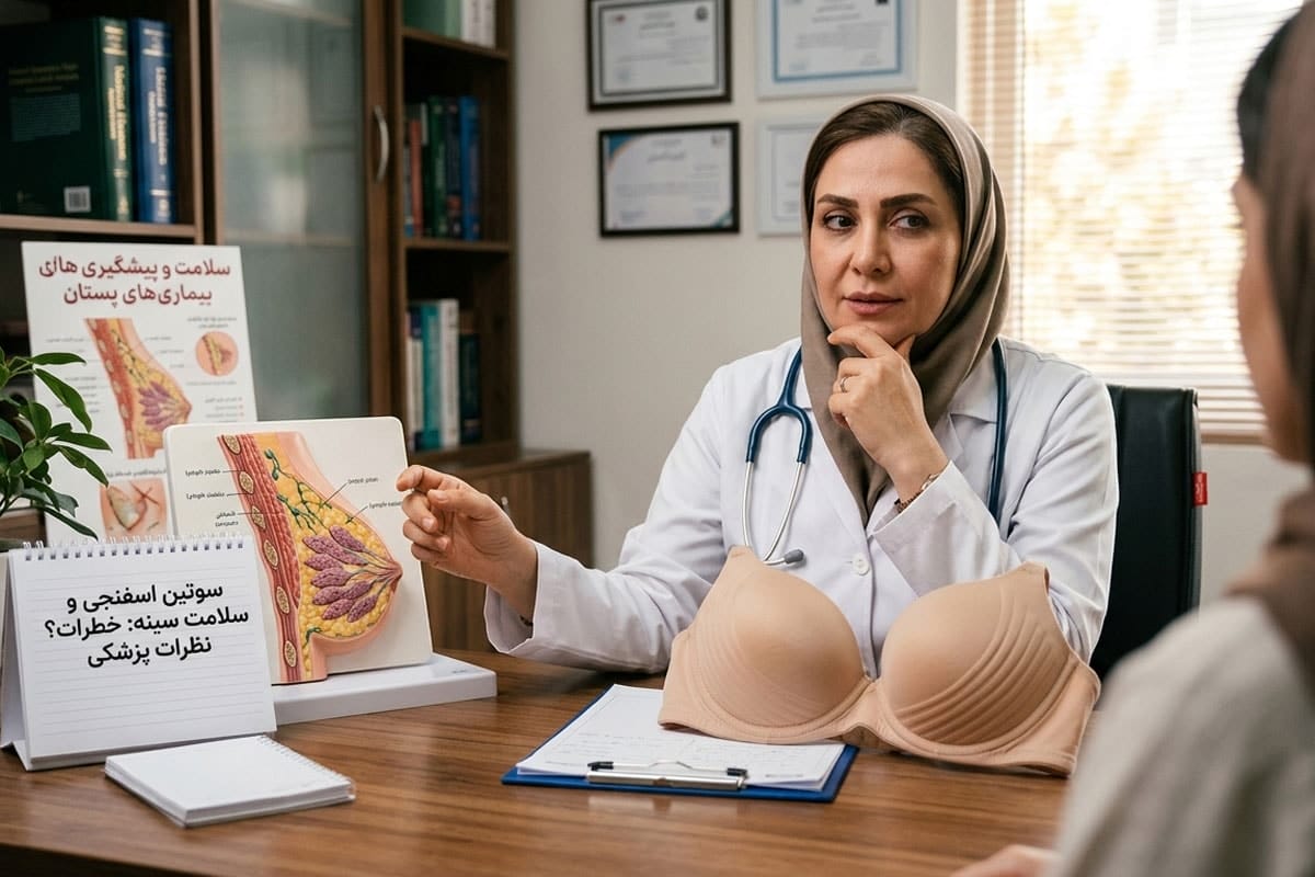 آیا سوتین اسفنجی به سلامت سینه آسیب می‌زند؟